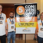 José Carlos de Menezes, diretor, Alexandre Lança, gerente RJ, e Marilberto França, presidente da Affinity,