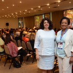 Jussara Haddad e Camille Richardson, do Consulado Americano