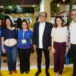 Karen Vilefort, Fernanda Nogueira e Carolina Rodrigues, da Latam Travel, Arialdo Pinho, secretario de Turismo do Ceará, Lívia Rolim, Setur Ceará, e José Vitorino Neto, da Netto