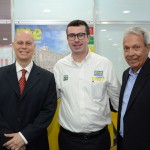 Lawrence Reinisch, da Promovisão, Bernardo Ignarra, do M&E, Jose Luiz da Cunha, do Peru