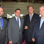 Leandro Garcia, de Goiás, Orsine Junior, da Amazonastur, Michel Tuma Ness, da Fenactur, e Nilo Sergio Felix, do RJ