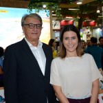 Livia Rolim e Arialdo Pinho, do Turismo do Ceará