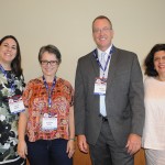 Lizandra Pajak, do Brand USA, Ana Flávia Medina, de Kissimmee, James Story, Cônsul Geral dos EUA no RJ, e Jussara Haddad, do Visit USA