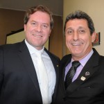 Marx Beltrão, ex-ministro do Turismo, e Rogerio Siqueira, presidente do Beto Carrero