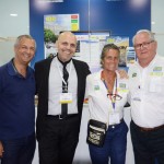 Mário Gomes e Roberto Gracioso, do WZ Hotéis, Mari Masgrau e Roy Taylor, do M&E