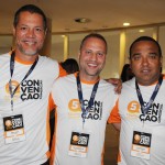 Nilton Silva (BA), Flávio Engelberg (SC) e Luiz Américo (RJ), da Affinity