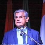 O governador Eduardo Pinho Moreira