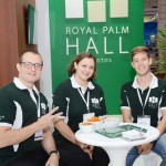 Rafael Moraes, Simone Belmonte e José Júnior, do Royal Palm Hall