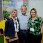 Rosa Masgrau, do M&E, com João Araújo, da João Araújo Promoção e Vendas, e Tamara Mozeika, da Bespoke