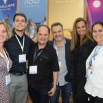 Sabine Roubiczek, da GSP Travel, Tiago Abdul, da Welcome Trips, Ney Neves, da AMResorts, Marcos Françozo, da Price Viagens, Lisa Taragonet, da GSP Travel, e Luciana Alonso, da Jamaica