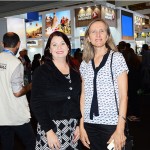 Tatiana Iarrochesk, da Sem Fronteiras, e Darcionet Favarin, da Pousada Recanto das Baleias