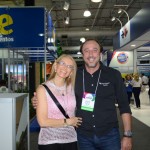 Alexandra Caprioli, diretora de Turismo de Campinas, e Fernardo Ciavollela, da Flytour Eventos