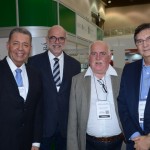 Alexandre Sampaio, da FBHA, Carlos Periquito, da ABIH, Eduardo Cavalcanti, Portal de Gravata, e Luis Guilherme Pontes, da Pontes Hotéis e Resorts