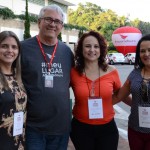 Ana Gaona, da G2 Viagens, Roberto Garbin, da Ancoradouro, Carla Regina, da Janette Viagens, e Rosimeire Fonseca, da Rose Travel