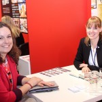 Anita Rimle, da Hotelplan e Sabrina Raabe, da rede Wyndham