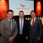 Bruno Oliveira e Marcelino Cruz, da Elo, e Ricardo Amaral, da R11