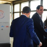 Eduardo Bernardes, VP de Vendas e MKT da Gol, embarca no voo inaugural