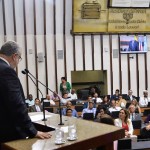 Enrique Martin-Ambrósio durante o seu discurso
