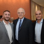 Fábio Marasca, Altamiro Medici e Franklin de Paula Gomes, da South African Airways