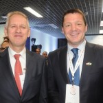 Han Peters, embaixador da Holanda no Brasil, e Pieter Elbers, CEO da KLM