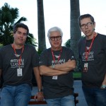 Juarez Cintra Neto e Juarez Cintra Filho, e Cassio Oliveira, da Ancoradouro