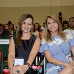 Lirian Cavalheiro, da FBHA, e Morgana Linhares, do Fortaleza Mar Hotel