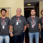 Lucas, Roberto, Daniel e Claudia, da Ancoradouro