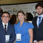 Manoel Linhares, presidente da ABIH Nacional, Manuelina Hardman e Graco Miranda, da ABIH-PB