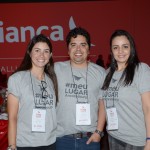 Marilia, da Marilia Turismo, Victor Mello, da Renova Turismo, e Adriana Soccio, da Estação Magiana