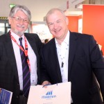 Miguel Andrade, da Transmundi com Colin Gracey, da rede Maritim de hotéis