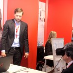 No estande de Colonia a atração era o óculos em 3D numa viagem ao passado