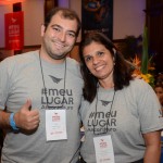 Rafael, da Quatro Estações, e Simone Romar, da Viajando Com Classe