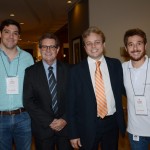 Roberto Wagner e Rogério Guerra, da Gol, com Rodrigo Sienra e Danillo Barbizan, da Delta
