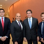 Rodrigo Sienra, da Delta, Nelson Oliveira, da CWT, Juarez Cintra Neto, presidente da Ancoradouro, e Danillo Barbizan, da Delta
