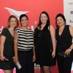 Sarah Marques, da Invicta Viagens, Carol Costa, da Surreal Turismo, Joseane Nuss, da Havan Viagens, e Lili Casagrande, da Casagrande Turismo