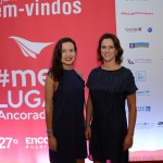 Thássia Burian, da Top Fly, e Rosana Algate, da HR Viagens
