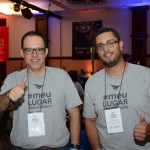 Welder Marques, da Calviptur, e Andre Queiroz, da Pride Turismo