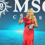 A mestre de cerimônias do evento foi da apresentadora e atriz Michelle Hunziker
