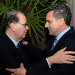 Antonio Azevedo, presidente da Abav-PR, e Gilmar Piolla, secretário de Turismo, Indústria, Comércio e Projetos Estratégicos de Foz do Iguaçu