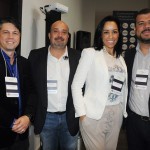 Bruno Hebert, da Publikimagem, Michael Nagy, do Rio CVB, Kelly Oliveira, do Visite SP, e Eric Boulanger, do Rio CVB