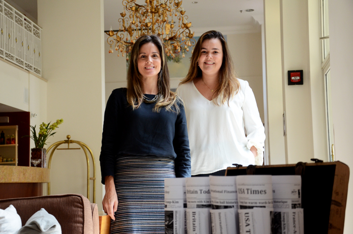 Carolina de Almeida, gerente Geral do Marriott Executive Apartments São Paulo, e Nina Mazziotti, diretora nacional de Vendas & Marketing do Marriott