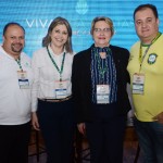 Celio Ribeiro, do Canto Cataratas, Roszana Lima, do Carim Hotel, Mazé, do Hotel Carima, e Rogerio Xavier, da FRT