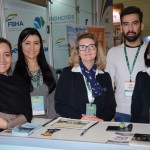 Cristina Baraldo, do Senac, Lucineia Pauli, do Senac Paraná, Luciano Akirito, do Senac-SP, Carmen Mergen e Fernanda Dantas, do Sesc Foz do Iguaçu