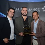 César Floreste, da Ana, Paulo Faloppa e Junior Souza, da Sakura Tur