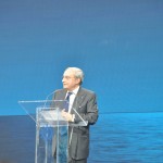 Giuseppe Bono, CEO do estaleiro Fincantieri, construtor do MSC Seaview, agrdeceu emocionado a parceria com a MSC