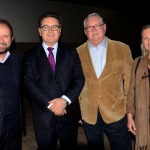 Guilherme Paulus, da GJP, Vinicius Lummertz, ministro do Turismo, Roy Taylor e Rosa Masgrau, do M&E