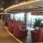 L'Atelier, bistrô localizado no último andar do átrio do MSC Seaview