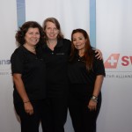 Magda Moraes, Christina Binnie e Cristina Martins, do Grupo Lufthansa