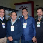 Marcelo Beisso, Jose Ocaranza, do Duty Free Puerto Iguazu, Luiz Carlos Soster e Daniel Dronneau, da Savana Safari