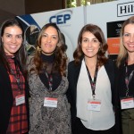 Raquel Biage e Elizabeth Santos, do Melia Hotels, com Talita Longuini e Alessandra Ranieri, do Hilton